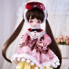 DreamFairy1st Generation1/4 BJD Anime Style 16 Inch Ball Jointed Doll Full Set Includes Clothes Shoes Kawaii Dolls for Girls MSD 3