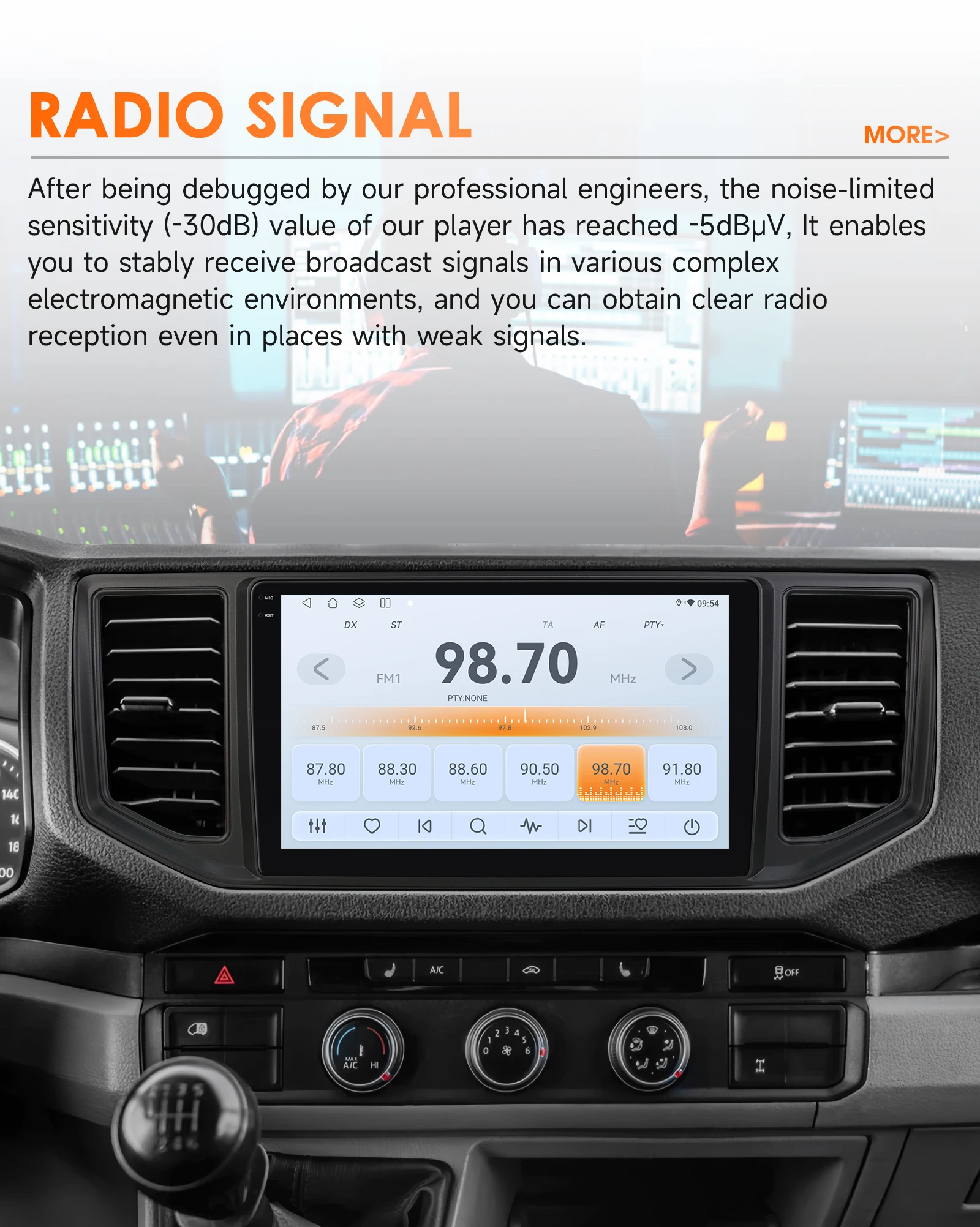 2Din 360-Kamera Android13 Autoradio für Volkswagen Crafter 2017 - 2021 Auto-Multimedia-Player Intelligenter Bildschirm Autoradio Carplay – Detail 19