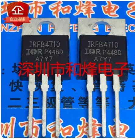 

(10-20 шт.) 100% новый набор микросхем IRFB4710 TO-220 100V 75A