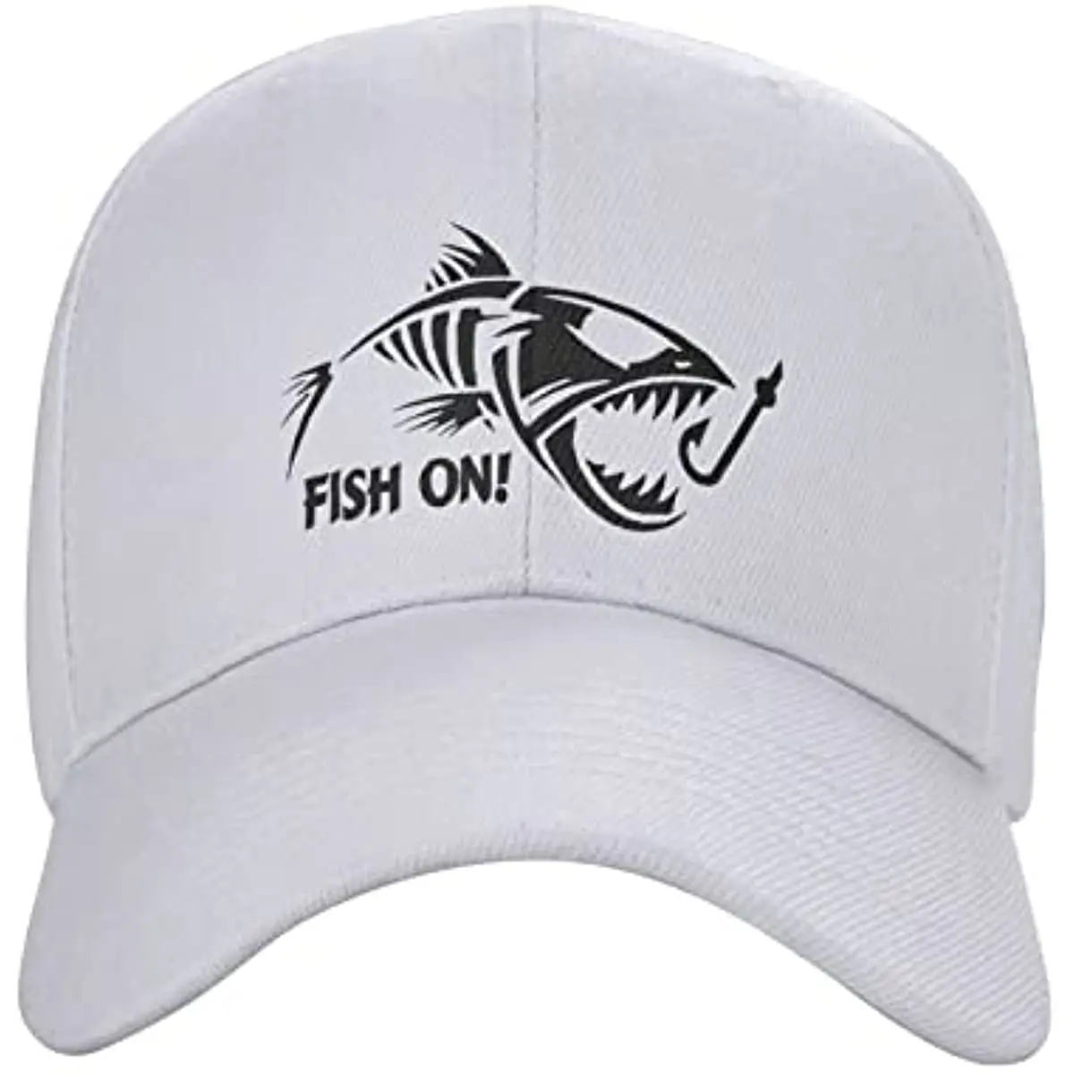 

Fish on Baseball Cap Unisex Adjustable Relaxed Dad Hat for Men Women Sports Outdoor Unisex Four Seasons Casual One Size