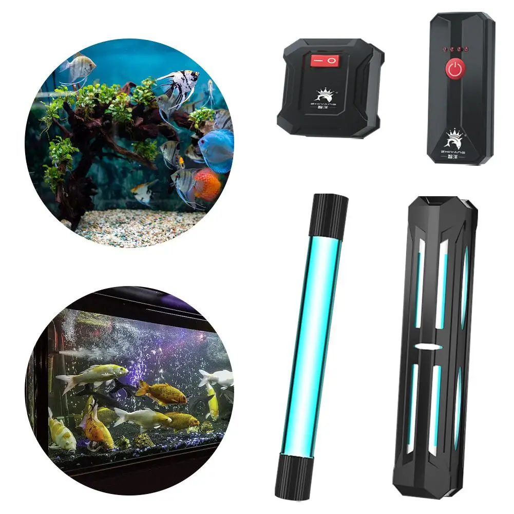 

9W 13W UV Aquarium Clean Light 220V Submersible Waterproof Lamp Ceaning Water Green Underwater Clean Explosion-proof Algae B8I3