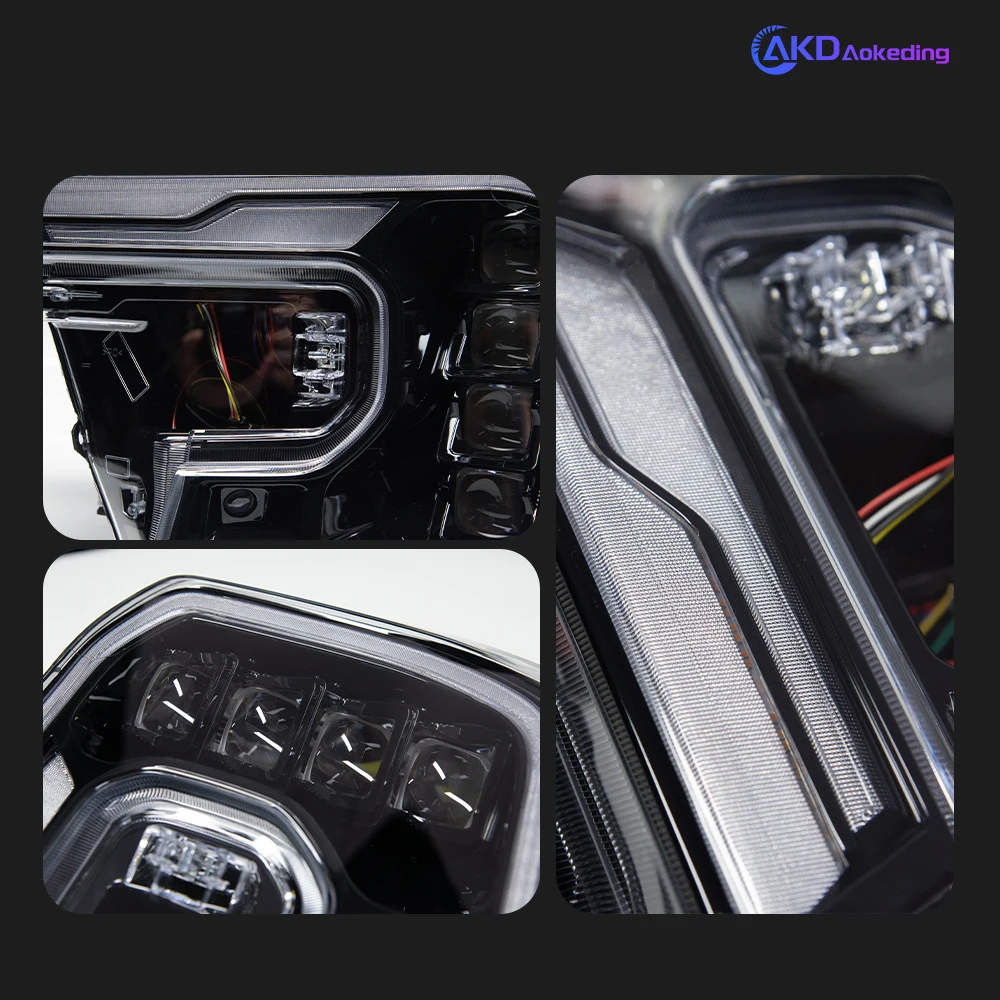 AKD Headlight For Upgrade Modified Headlight For Ford Ranger Raptor 2022-2025 Dynamic Signal Head Lamp 12V LED Auto Accessories - Image 4