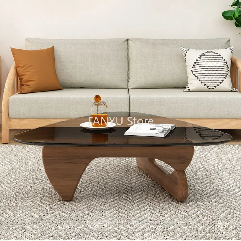 

Modern Minimalist Coffee Tables Wooden Household Design Transparent Coffee Table Luxury Apartment Stolik Kawowy Furniture WZ50DC
