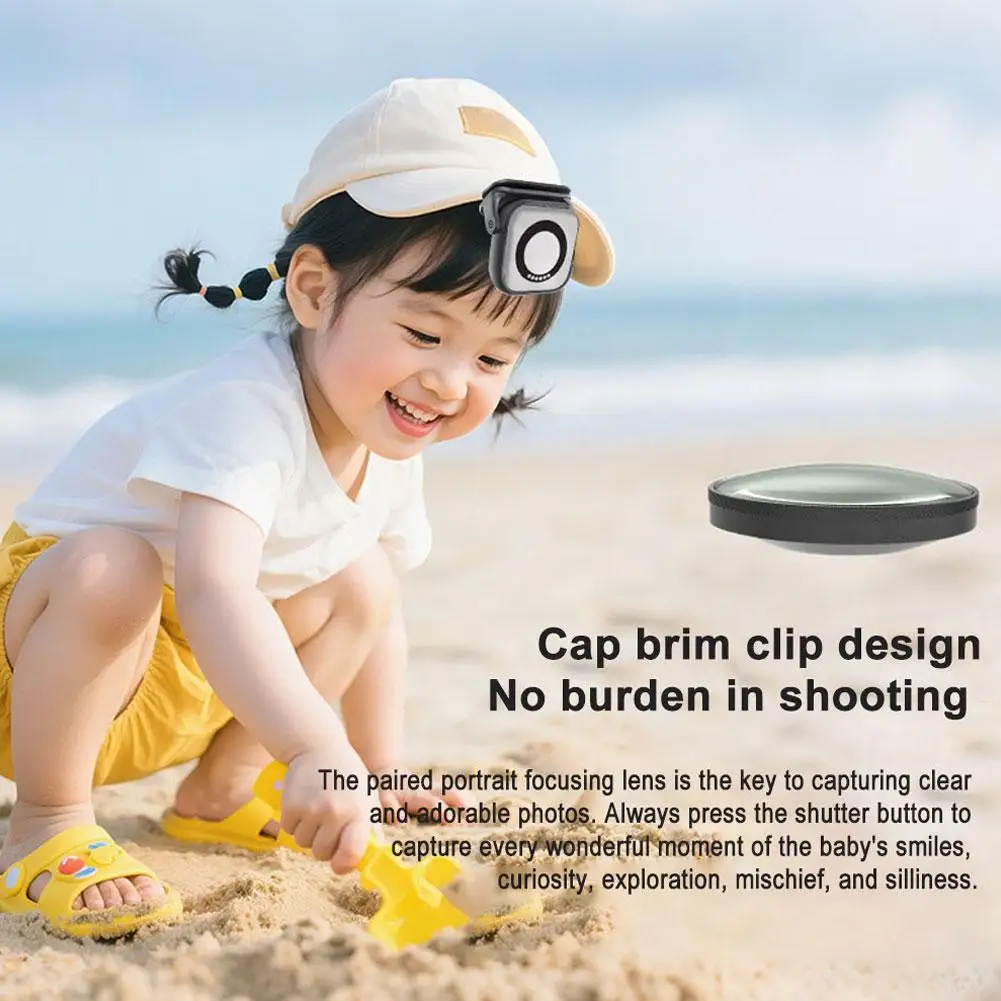 Lentille portrait pour Insta360 Go Ultra - Cadre aluminium + verre optique