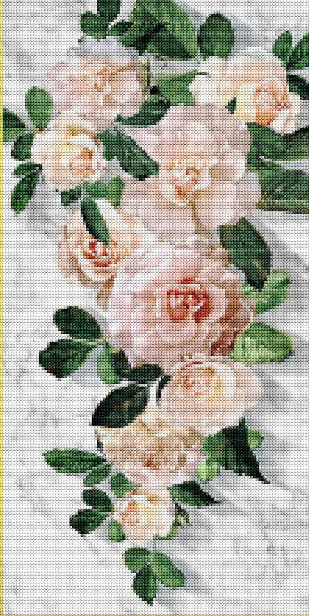 5D Diamond Painting Floral Diamond Embroidery Circular Art Cross Stitch Kit Home Decor Rhinestone Painting Gift