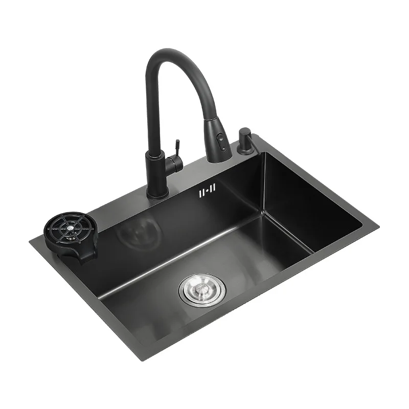 Drop In Kitchen Sink Stainless Steel Undermount Basin Large Single Slot Workstation Sinks Household Dishwashing Basin kitchen sink