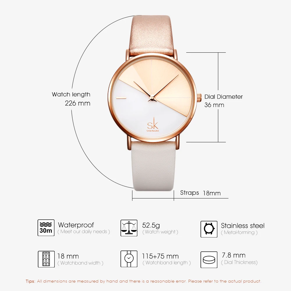 Elegant Women's Luxury Leather Quartz Watch – Fashionable Timepiece
