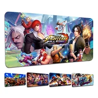 Fighter Arcade Game Animation Office Student Gaming Thickened Large Writing Pad Non-slip Cushion Mouse Pad Teen Girls Bedroom 1