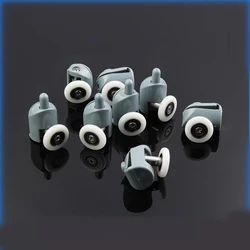 8 - Piece Shower Room Roller & Pulley Set - 27mm (GRAY)