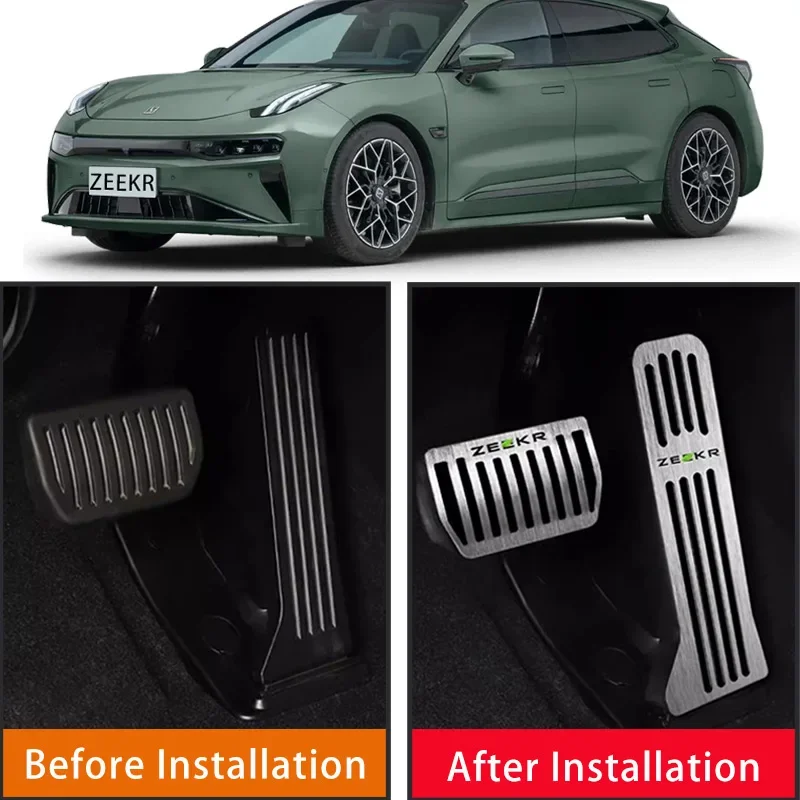 Brake Pedal Throttle Trim Panel Interior Modification Accessories For Zeekr 001 Zeekr001