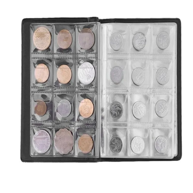 Coins Collection Album 480/120 Coins Storage Book Holders Collection Volume Folder Hold Multi-Color Empty