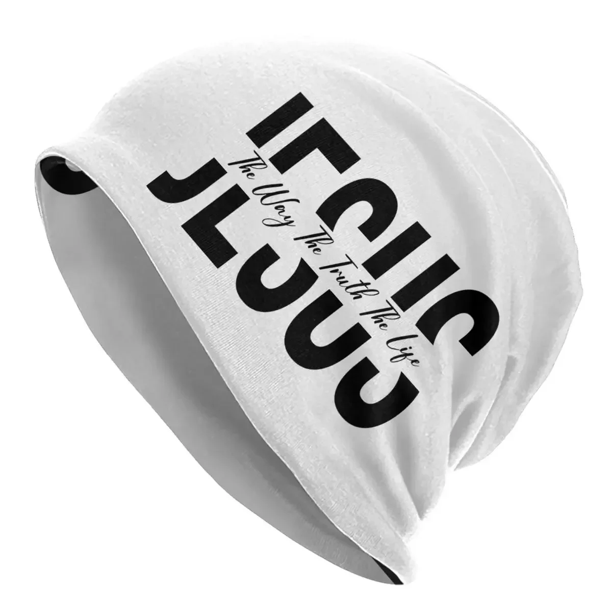 

Шапки-бини с изображением Иисуса дороги истины жизни, шапки, теплая осенне-зимняя уличная шапка, головные уборы для взрослых унисекс