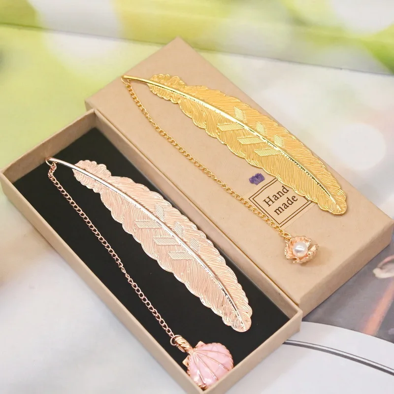高速 割引 2025 東日本 Cute Metal Feather Bookmark Kawaill Novelty Book Reading アニメ