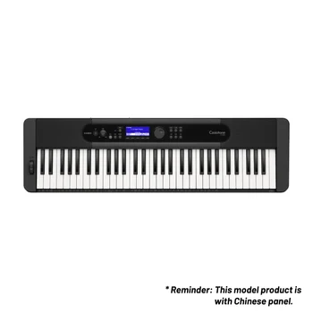 CASIO CT-S410 Electronic Keyboard with Touch Response, 61 Keys, Professional Performance, Teaching and Entertainment
