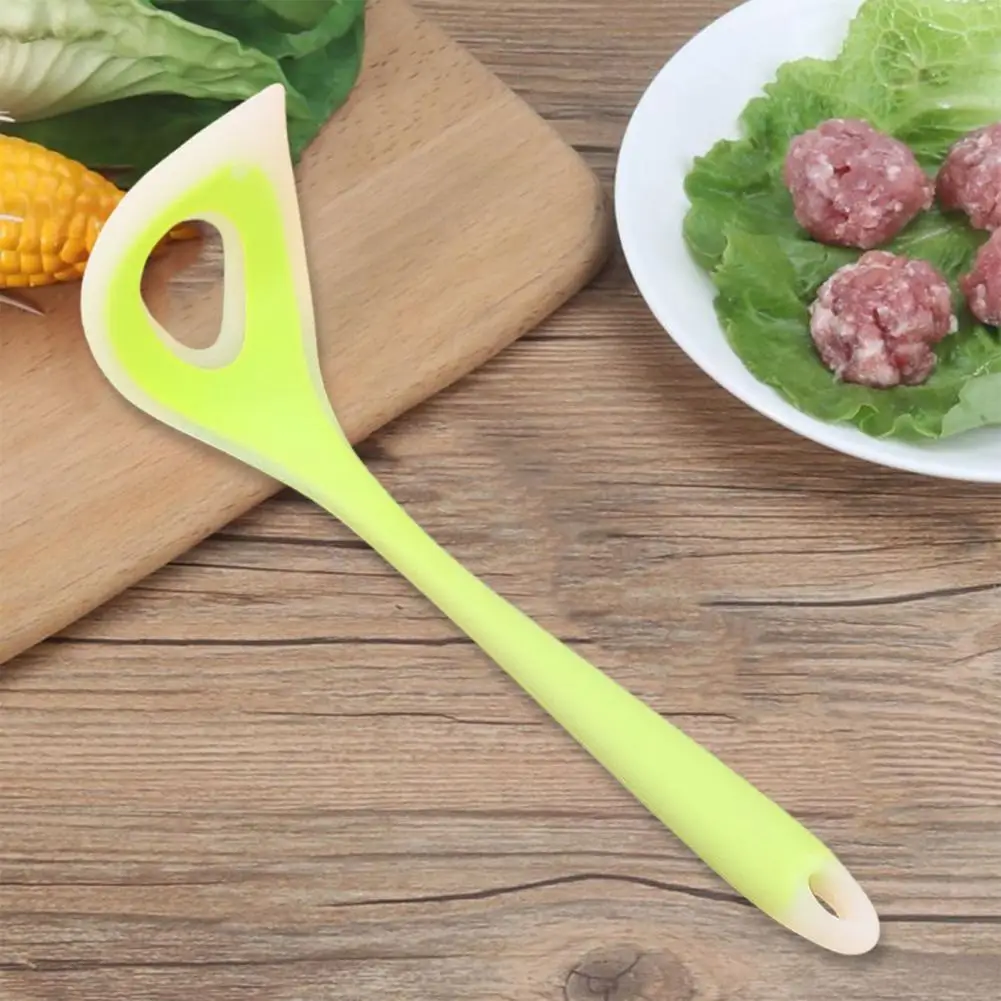 Non-stick Meatball Press Meatball Spoon Efficient Silicone Maker Spoon Pressing Tool for Home Kitchen Long for Quick
