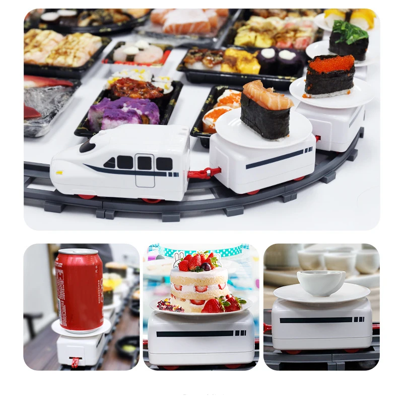 Sushi Train Track Train Rotary Sushi Toy Electric Rotary Simula Revolving Car Ushi Children Electric for Girl kitchen toys,pretend kitchen toys,pretend food toys
