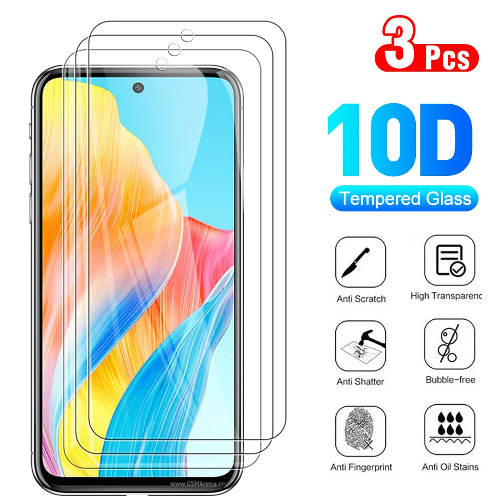 

Защитное стекло для Oppo A98/A79/A78/A58/A58x/A94, 3 шт.
