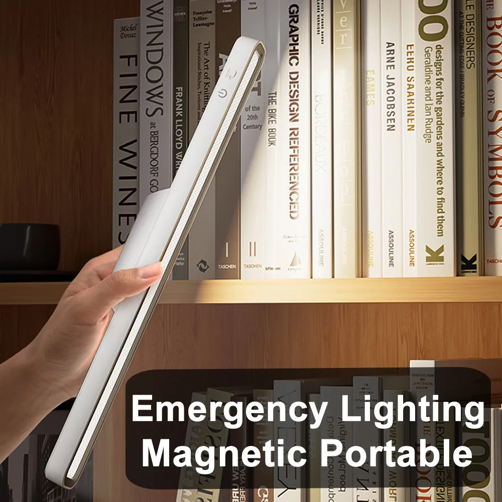 Desk Lamp Hanging Magnetic Table Lamp Led Usb Rechargeable Stepless Dimming Cabinet Closet Wardrobe Night Light 3