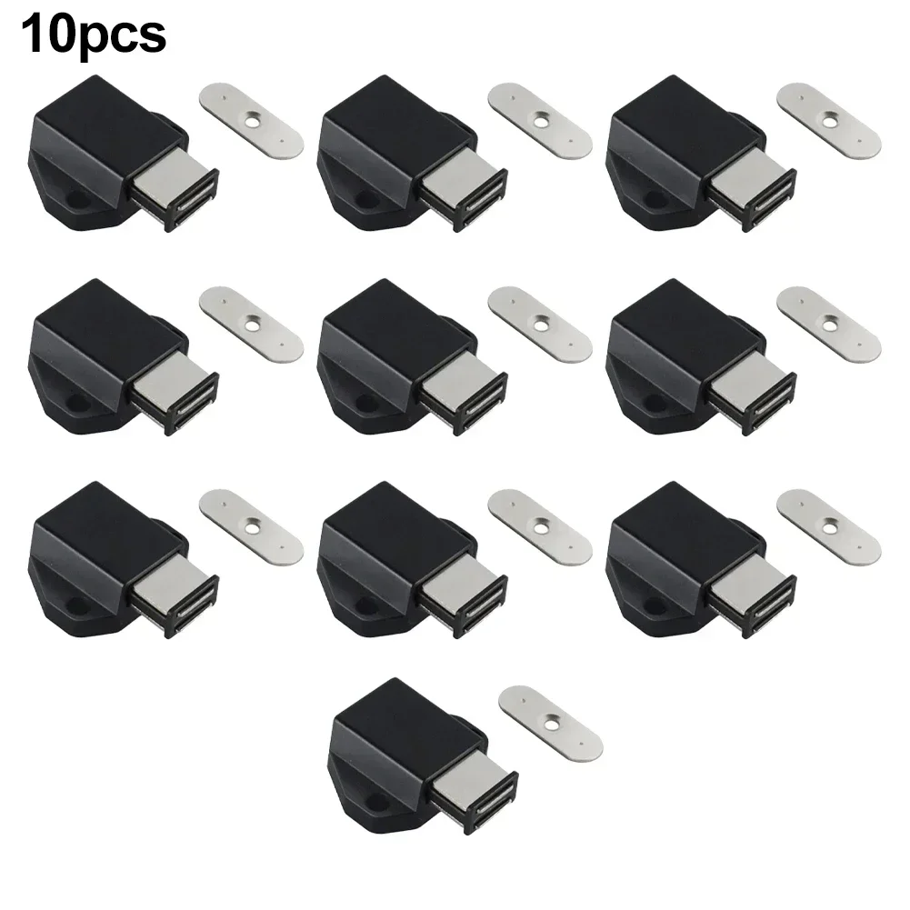 10pcs Cabinet Catches Magnet Door Stops Wardrobe Door Closer Closet Cupboard Drawer Magnetic Latch Furniture Hardware