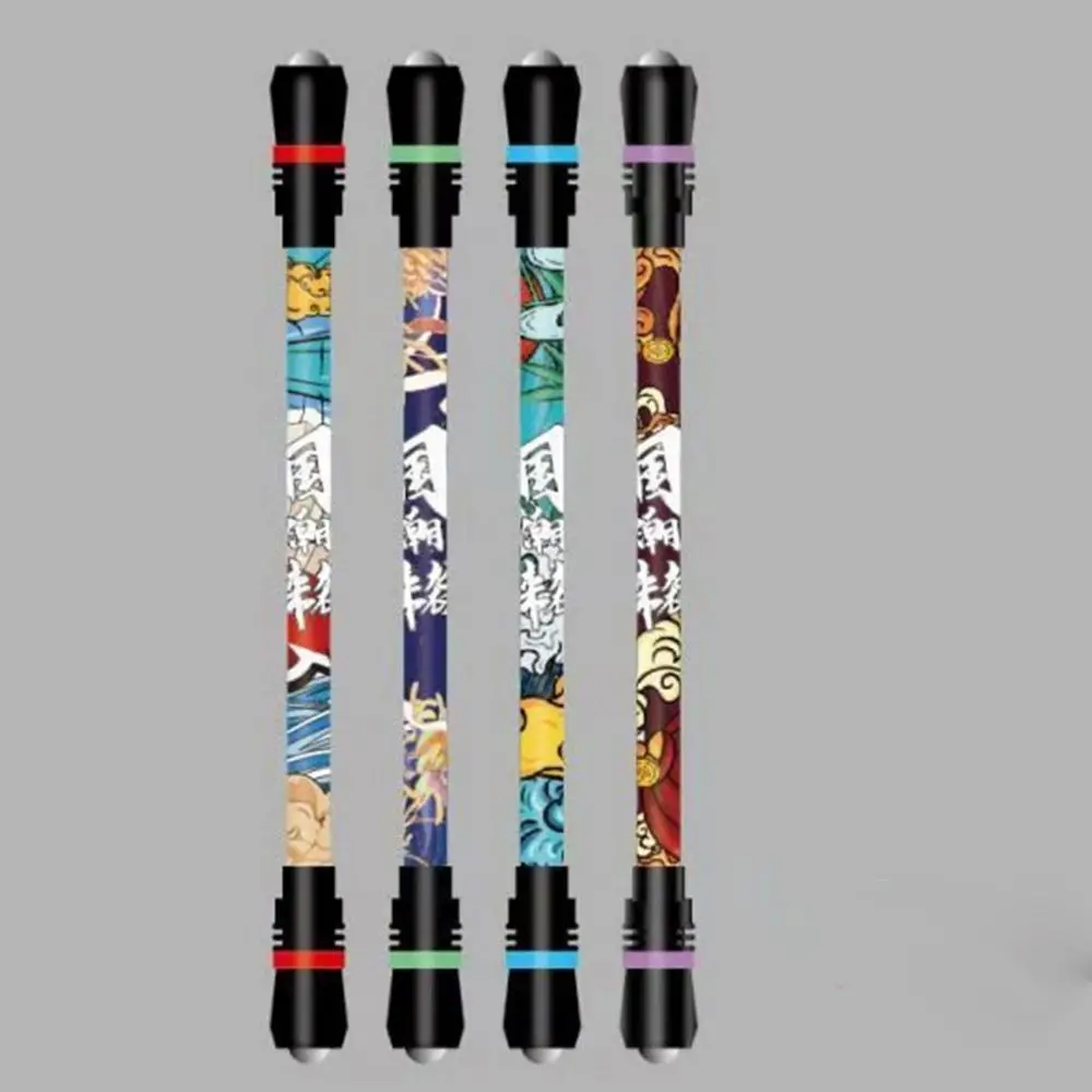 Novelty New Aggravated Pressure Relief Intelligence Toy Anti-Skid Rolling Rotating Gaming Pen Non Slip Spinning Pen