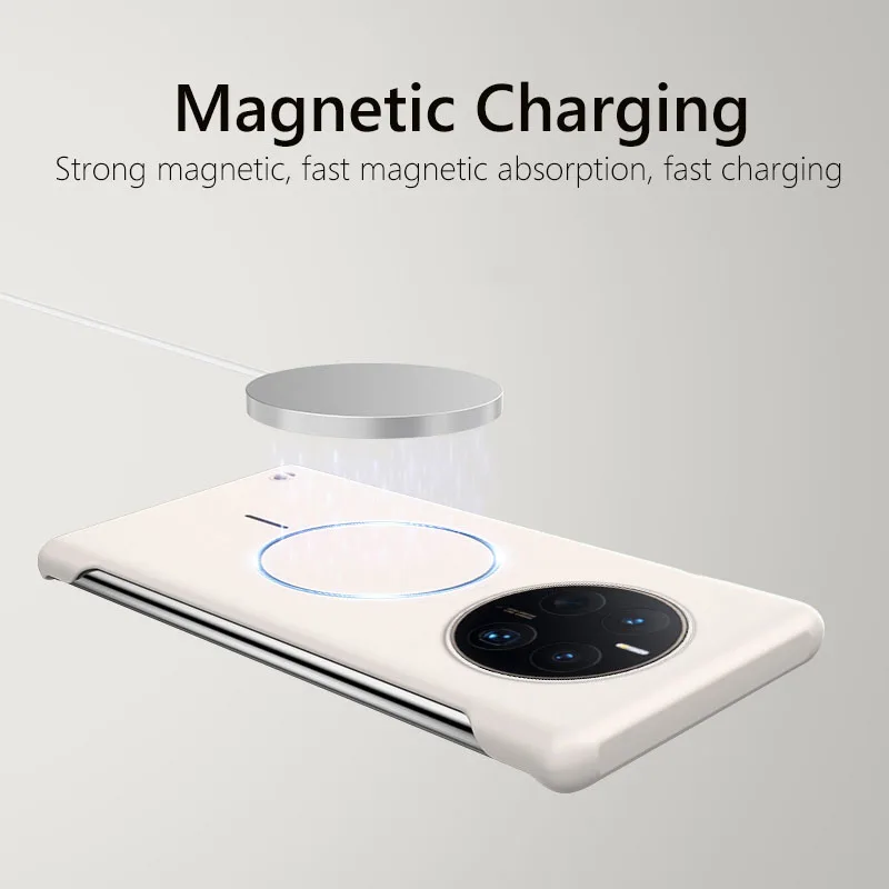 Magsafe Frameless Magnetic Wireless Charging Slim Hard Phone Case