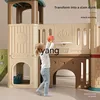 CX Home Large Slide Paradise Children's Indoor Family Slide Swing Combination 4