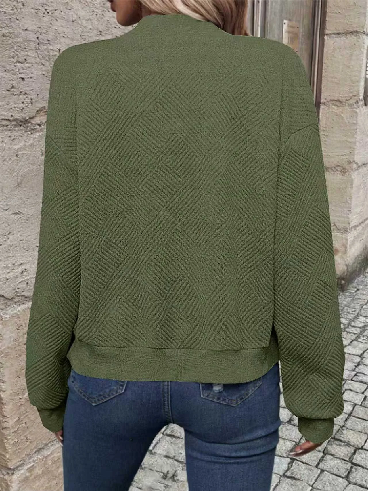 أزياء الملابس النسائية للتجارة الخارجية عبر الحدود وسترة نسائية غير رسمية على طراز سحاب من أوروبا وأمريكا وجنوب شرق آسيا