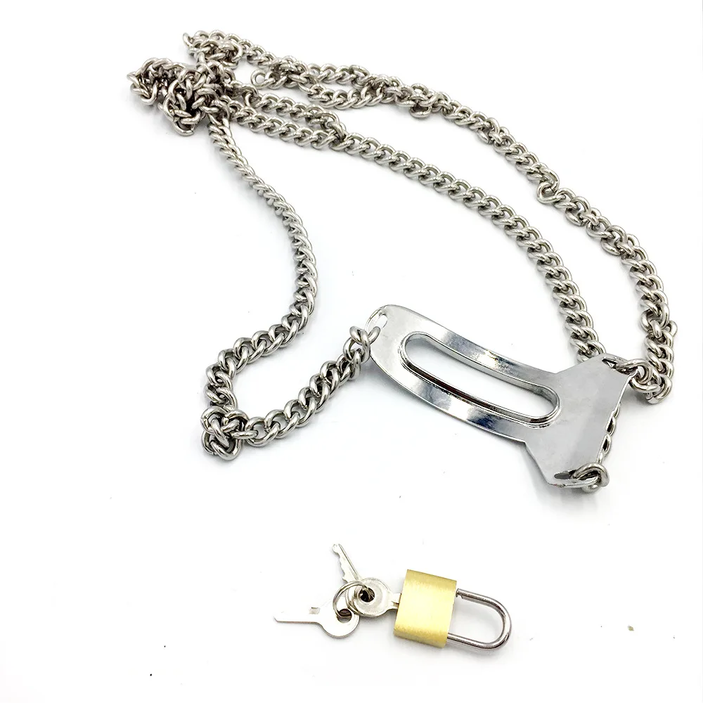 SM Female Invisible Chastity Belt Stainless Steel Anti-derailment Erotic Urethral Lock Underwear Chastity BDSM Sex Toy for Women