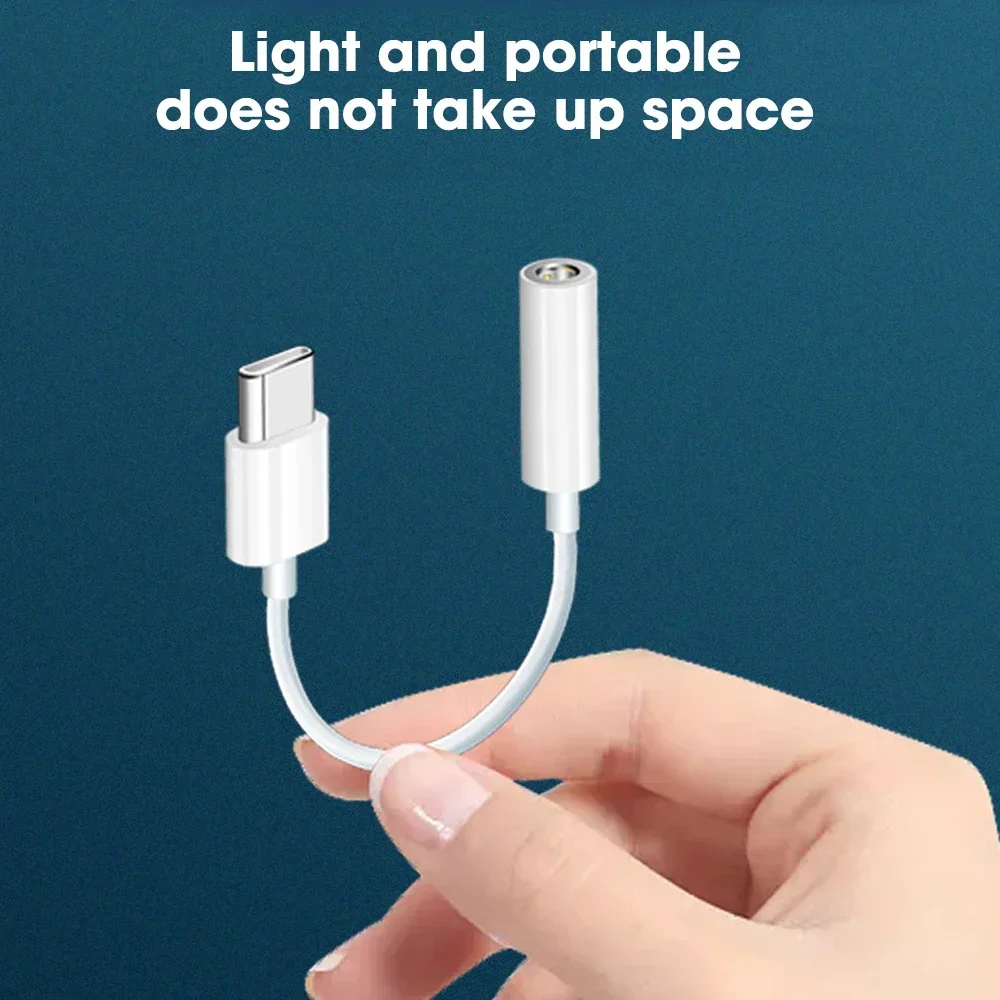 Type C to 3.5mm Adapter For iPhone 15 15Plus 15Pro Max