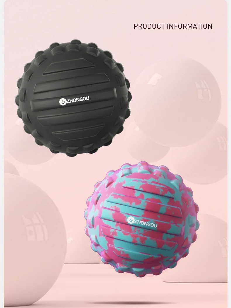 7cm Yoga Gymnastik bälle Fuß massage Ball Trigger punkt Sport Fitness Hand Fuß Schmerz linderung Plantar Igel Fasziitis Reliever – Detail 14