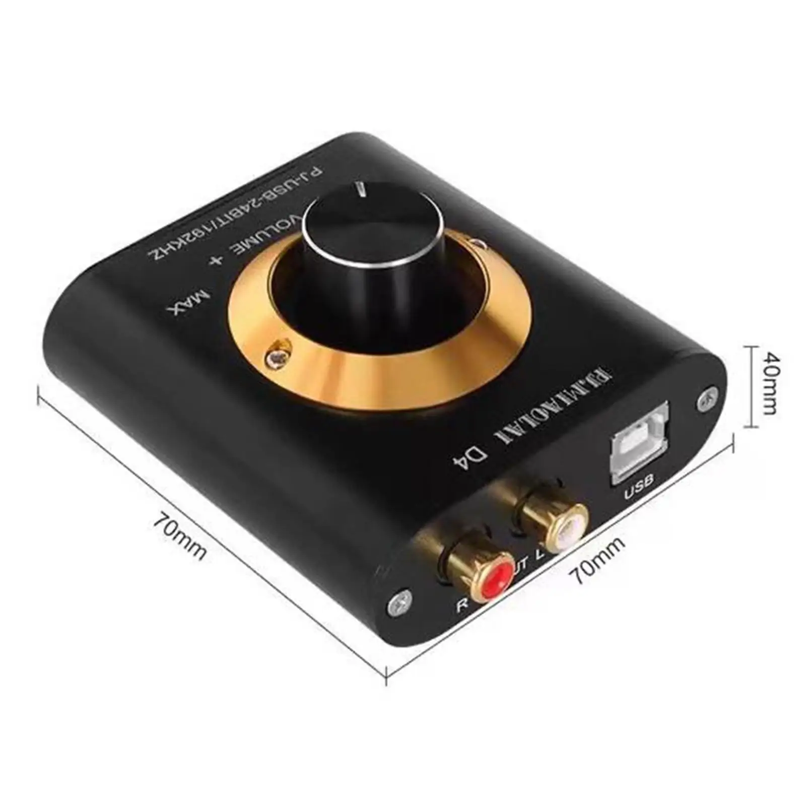 사운드 카드 알루미늄 합금 cm6642 노트북 PC USB-AUX 오디오 잭 스피..