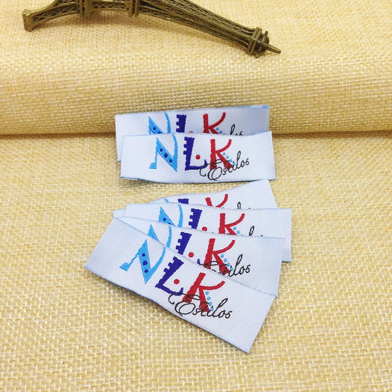 Garment Labels Woven Label Private/Brand Name Neck Label Main Label High Grade Garment Accessories