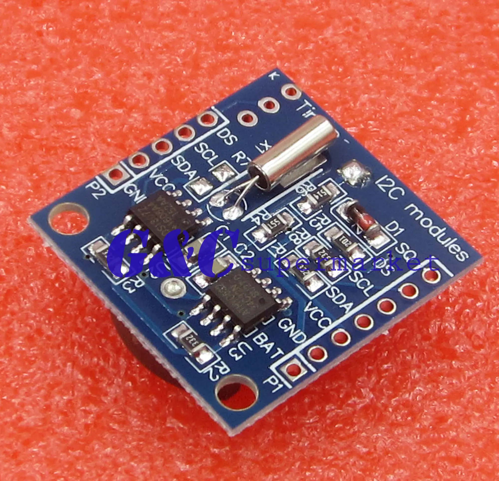 

I2C RTC DS1307 AT24C32 Real Time Clock module without battery diy electronics