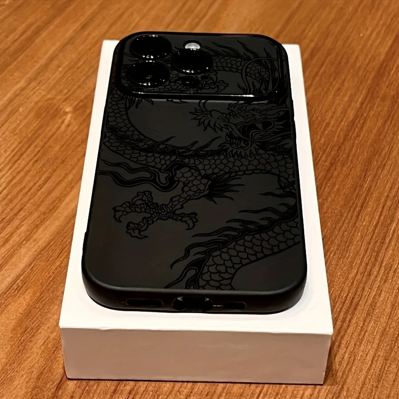 Eastern Dragon Wind iPhone case detail