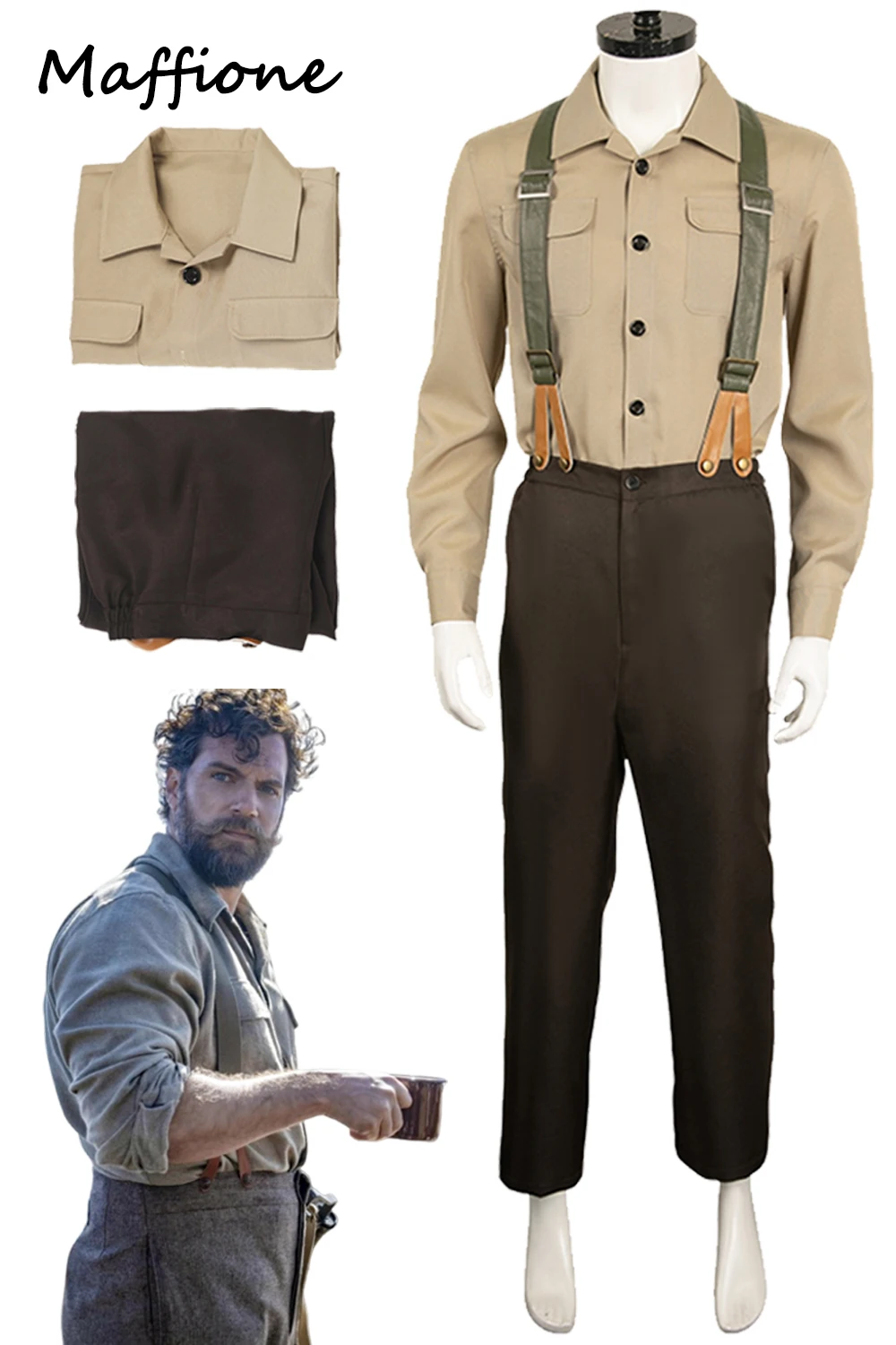 Gus March Cosplay Phillips Men Costume 2024 Movie The Theater Of Ungentlemanly Warm Roleplay Maschio Halloween Disgusie Suits
