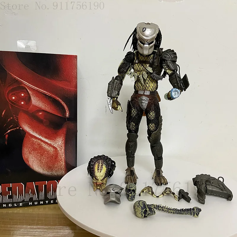 Neca Predator Jungle Hunter Vs Alien Eggs Pvc Action Figure Lab Ultimate Series Classic Movie Modello Da Collezione Giocattolo 8 "20Cm Regalo