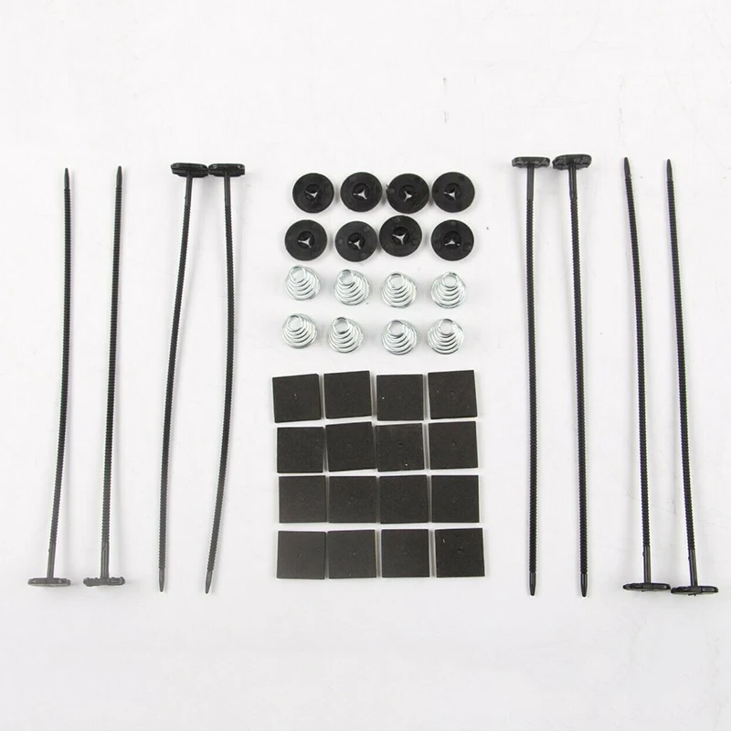 

Strap Vehicle Electric Radiator Mounting Kit Cooling Fan Tie Set Assembly Replacement Accessories Universal Car Rod
