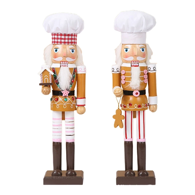 

Chef Nutcracker Wooden Christmas Ornament 15-in Figurine Nutcrackers Collection