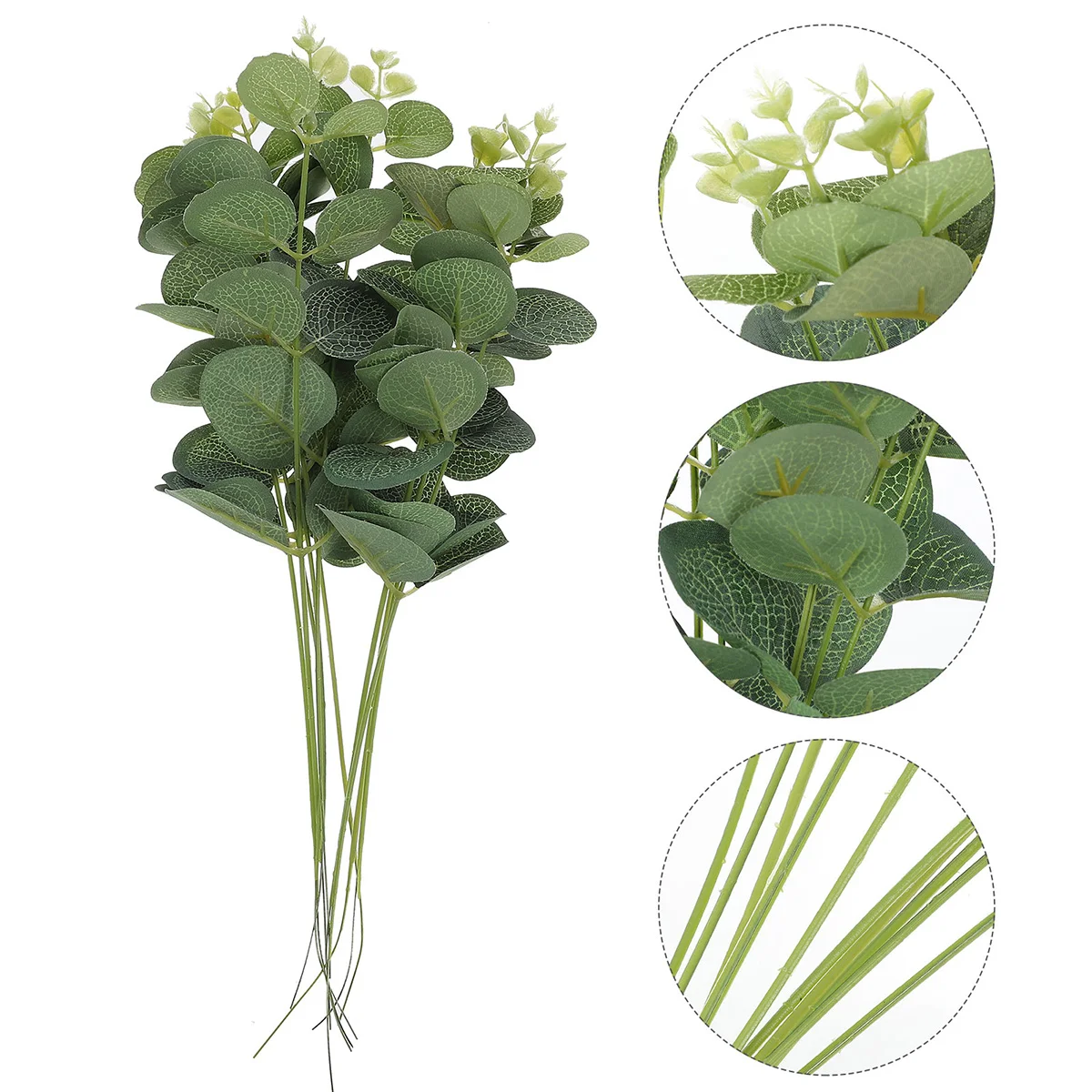 

Eucalyptus Plugin Cupcake Inserting Topper Baking Adorns Dessert Decor Leaf Decors Cakes DIY Decoration Vases Home