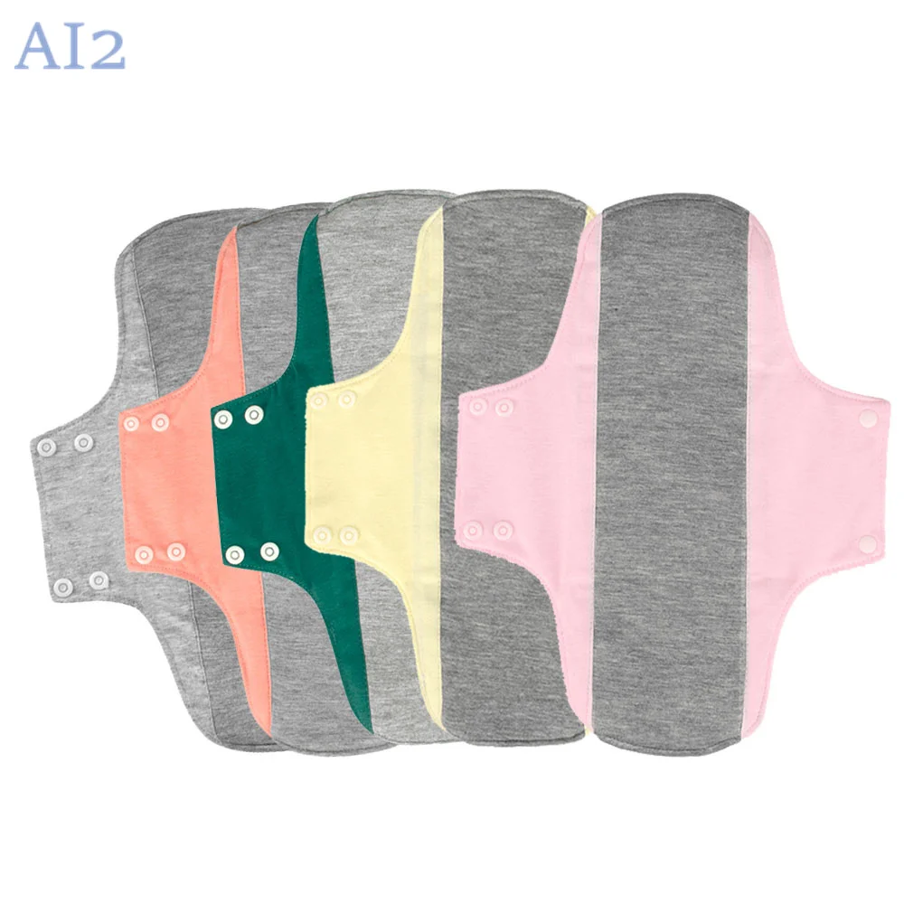 Large Capacity Night Sanitary Napkin Day Washable Nursing Pad Graphene Menstrual Cloth Pads Reusable Soft Pantyliner 22*28CM