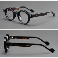Lunettes de lecture Vintage pour hommes, petite lentille grossissante ronde, oculaire pour presbytie, 1 + 1.5 + 2.0 + 2.5 + 3.0 + 3.5 + 4.0 3