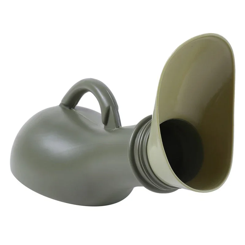 1000ML Unisex Urine Portable Bottle Plastic Urinal Pot with Lid Travel Camping Vehicle Mounted Emergency Urine Bottle Container