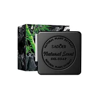 1Pcs Bamboo Charcoal Handmade Soap Women Cleaner Deep Cleansing Body Whitening Soap Shaving Sabonis Skin Lightening Foam 2