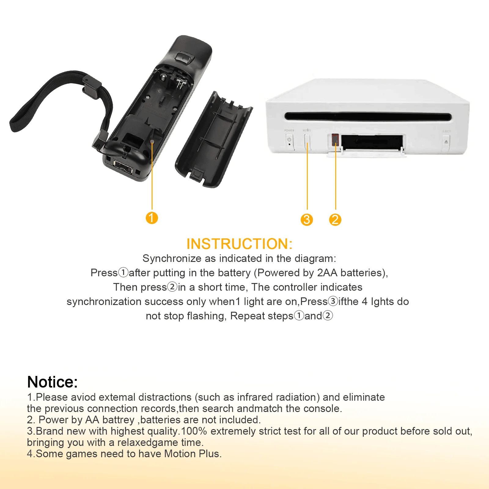 Nintendo Wii/Wii U  Ʈѷ 2 In 1 Set    е  ÷ Ǹ ̽  