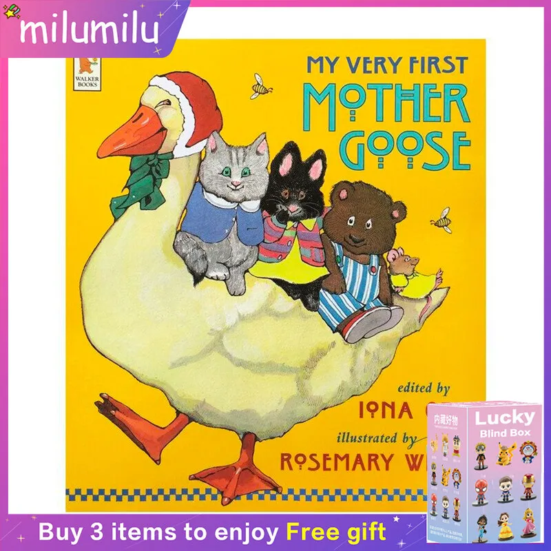 

MiluMilu Original Children Popular Books My Very First Mother Goose Colouring English Activity Picture Book For Kids