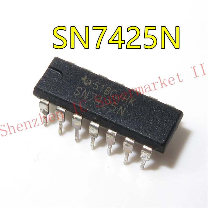 

Новые и оригинальные SN7425N 7425N двойные 4-входные и нестандартные шлюзы со стробоскопом