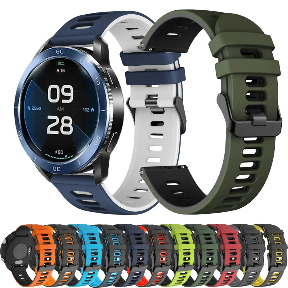 

Ремешок силиконовый для Amazfit GTS 4 Mini/Stratos 3 2S/GTR 42 мм, браслет для xiaomi S3 47 мм, Correa