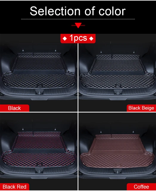  Liner Tapis Coffre Tapis Bottes De Coffre De Voiture pour  Hyundai IX35 pour 2018-2021 Accessoires Auto Intérieur en Cuir Véritable  Étanche Tapis Coffre Safeguard (Couleur : Beige)