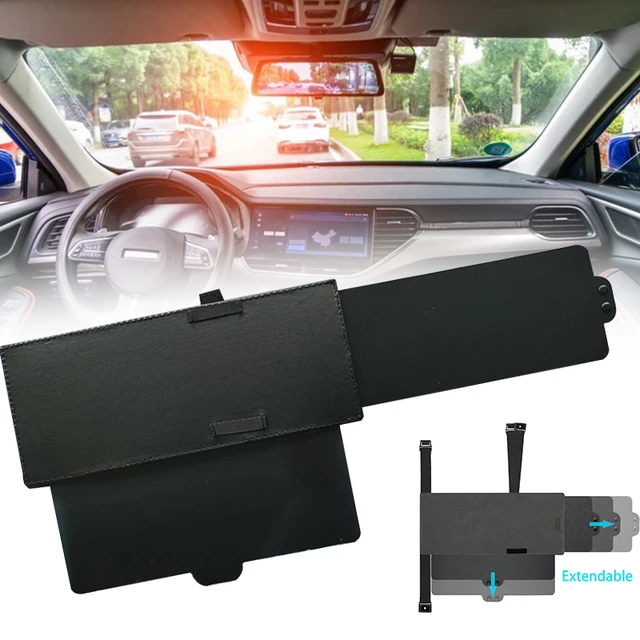 Dropship Sun Visor Extender For Car 2 In 1 Anti-glare Driving Visor With  Adjustable View Angles Day Night Automobile Sun Anti-UV Block Visor For  Clearer Vision Safe Driving UV-Filtering to Sell Online