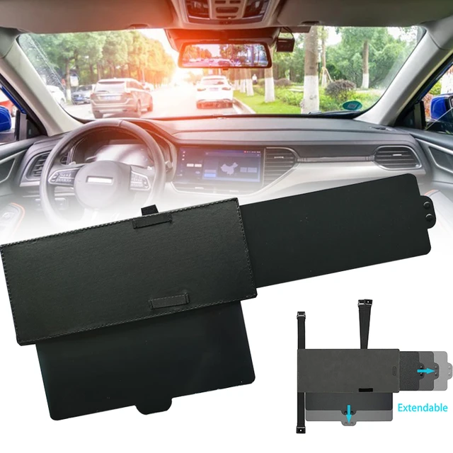 SAILEAD Sun Visor Sunshade Extender for Car, Side Window Sun Visor Extender  Windshield Sunshade and UV Rays Blocker (1pc, Black) : : Car &  Motorbike